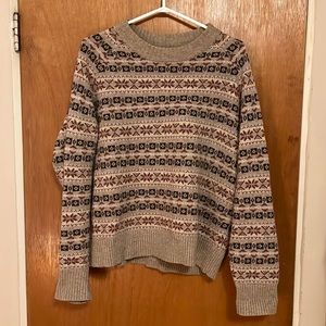 Frank and Oak jacquard sweater